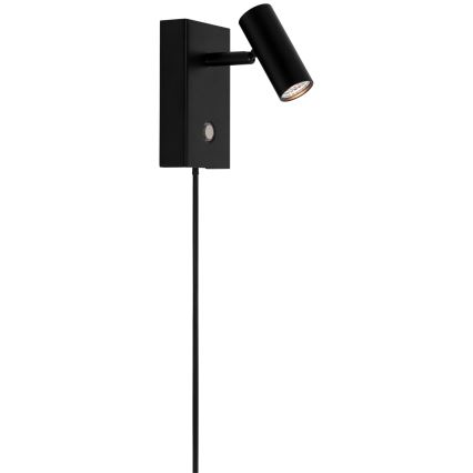 Nordlux - LED Dimbar väggspot OMARI LED/3,2W/230V svart