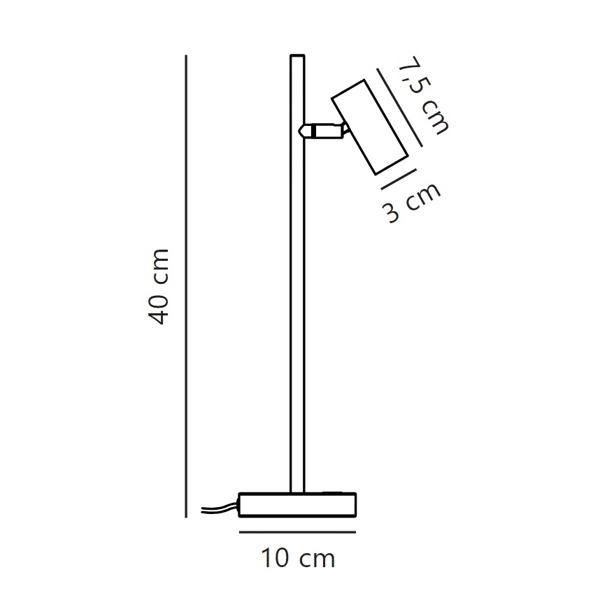 Nordlux - LED Dimbart bordslampa OMARI LED/3,2W/230V vit