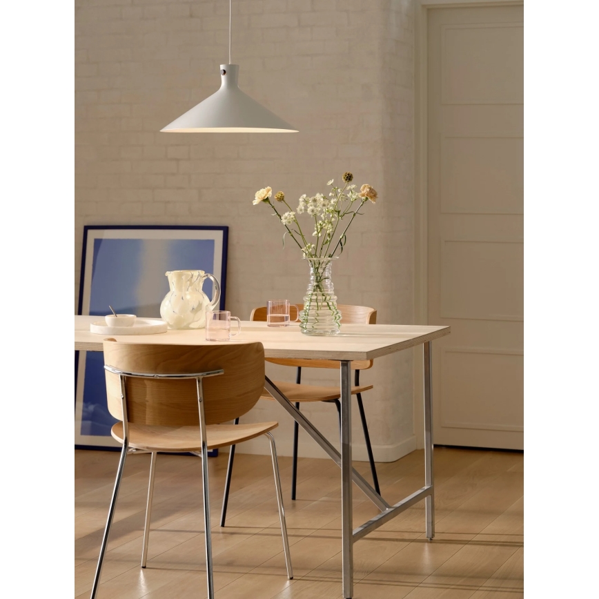 Nordlux - Pendel DORINA på sladd 1xE27/60W/230V vit Ø 45 cm