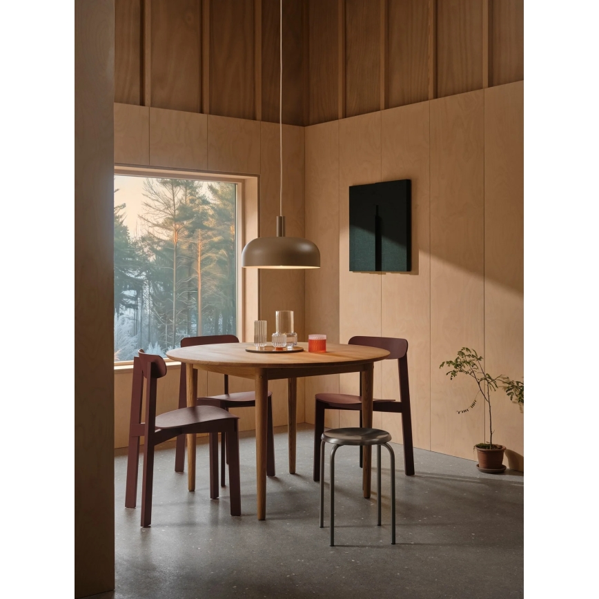 Nordlux - Pendel på vajer SANDRO 1xE27/15W/230V Ø 40 cm brun