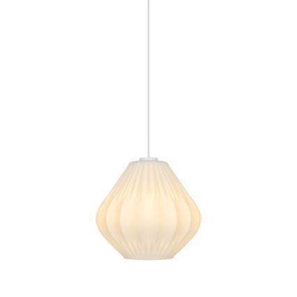 Nordlux - Pendellampa MALUCA med kabel 1xE27/15W/230V Ø29 cm vit