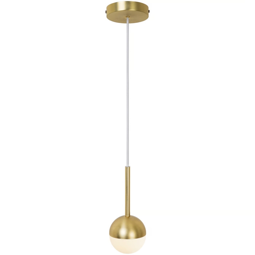 Nordlux - Pendellampa med sladd CONTINA 1xG9/5W/230V mässing