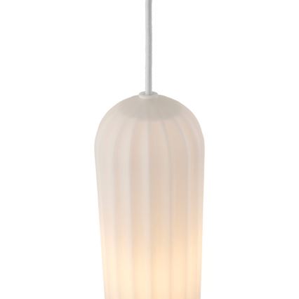 Nordlux - Pendellampa med vajer MIELLA 3xE27/25W/230V vit