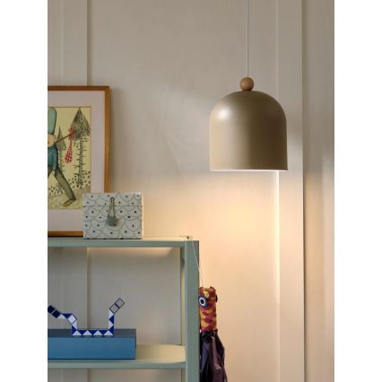 Nordlux - Pendellampa på kabel GASTON 1xE27/40W/230V beige