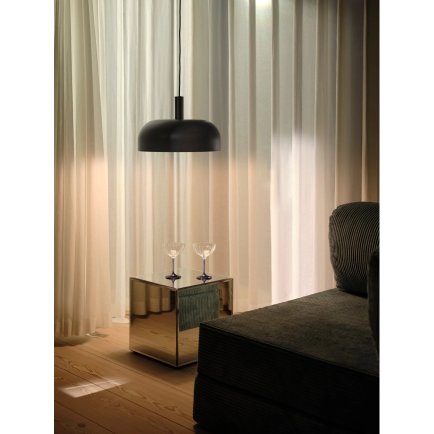 Nordlux - Pendellampa på vajer SANDRO 1xE27/15W/230V Ø 40 cm svart