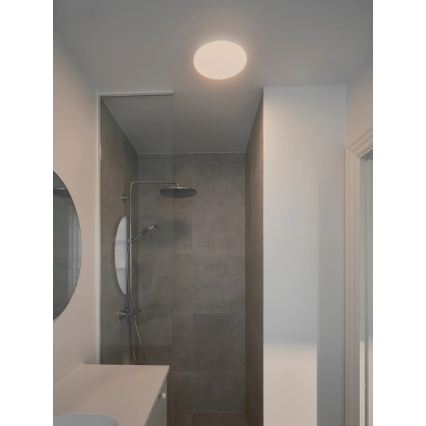Nordlux - LED dimbar taklampa för badrum SERENOVA LED/10/15W/230V 3000/4000/5700K Ø 28 cm IP65 vit