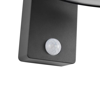 Nordlux - JUSTINA LED-solcellsvägglampa med sensor, 5W/3,7V, IP44, 1800 mAh