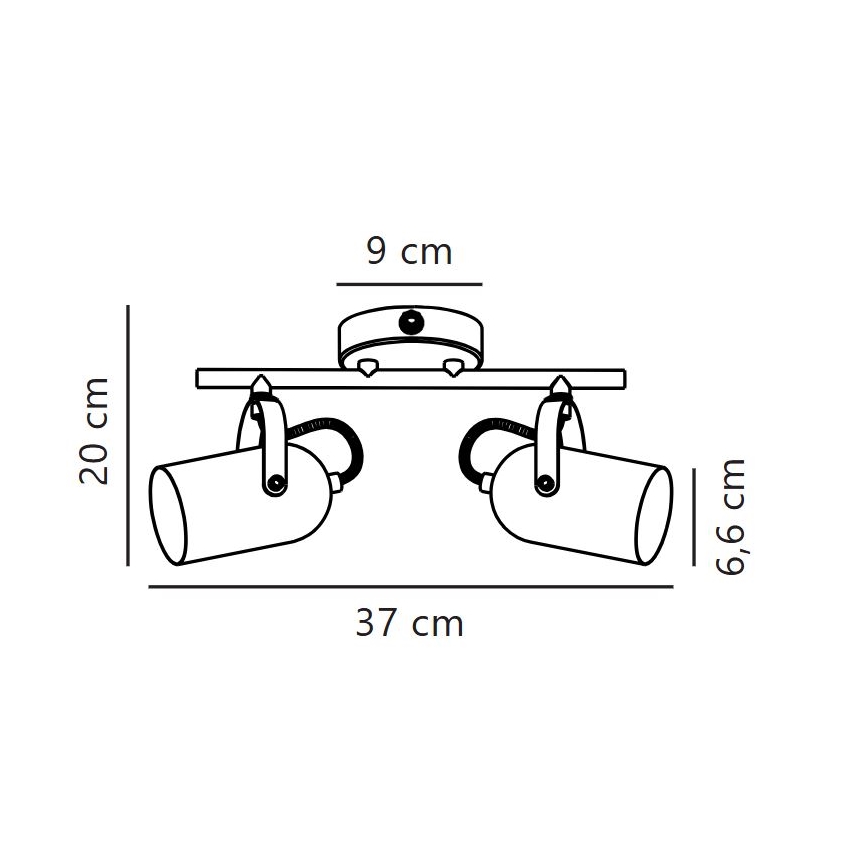 Nordlux - Spotlight LOTUS 2xE14/40W/230V