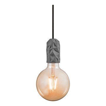 Nordlux - Strömkabel HANG 1xE27/40W/230V grå/svart