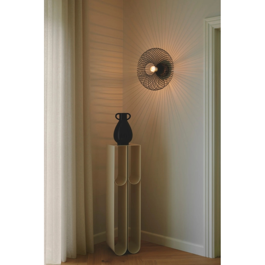 Nordlux - Taklampa BERONI 1xE27/60W/230V Ø 40,3 cm svart