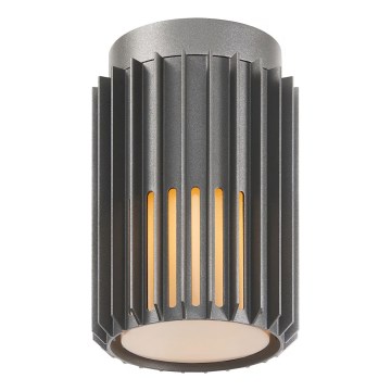 Nordlux - Taklampa för utomhusbruk ALUDRA 1xE27/15W/230V diameter 12,4 cm antracit