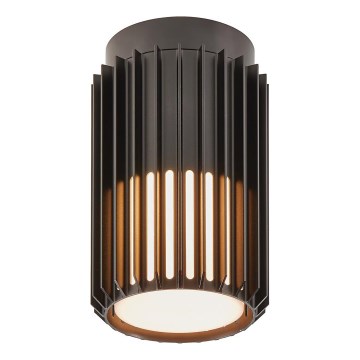 Nordlux - Taklampa för utomhusbruk ALUDRA 1xE27/15W/230V diameter 12,4 cm svart