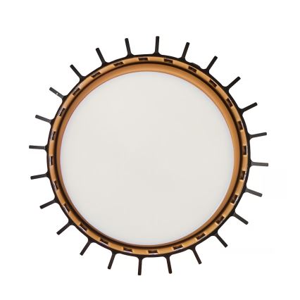 Nordlux - Taklampa för utomhusbruk ALUDRA 1xE27/15W/230V diameter 12,4 cm svart