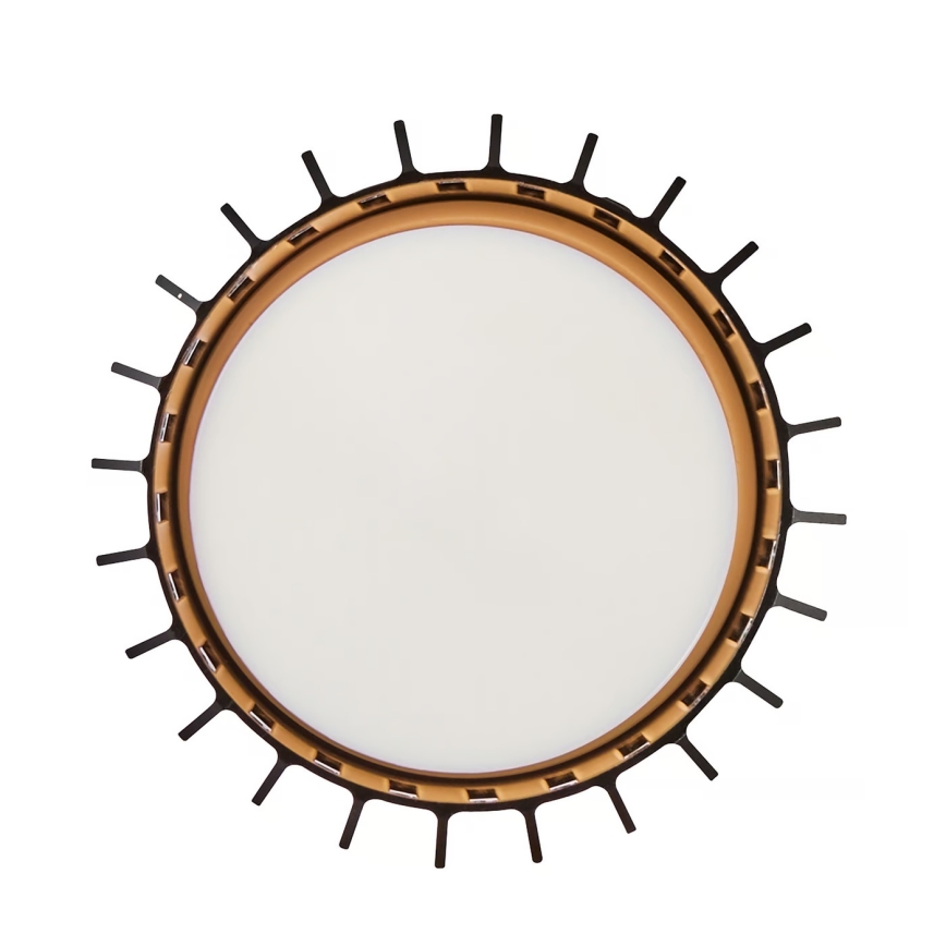 Nordlux - Taklampa för utomhusbruk ALUDRA 1xE27/15W/230V diameter 12,4 cm svart