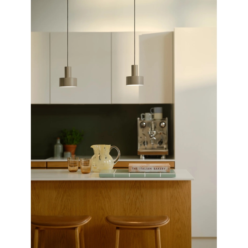 Nordlux - Taklampa MATIS 1xE27/40W/230V brun