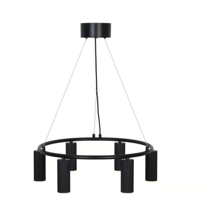 Nordlux - Taklampa med vajer VICO 6xGU10/5W/230V svart