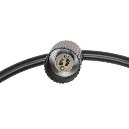 Nordlux - Taklampa med vajer VICO 6xGU10/5W/230V svart