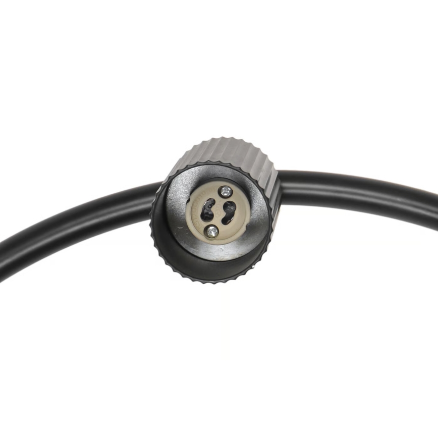 Nordlux - Taklampa med vajer VICO 6xGU10/5W/230V svart