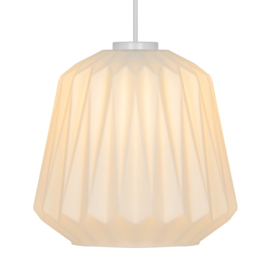 Nordlux - Takpendel ELBIE med sladd 1xE27/15W/230V Ø24 cm vit
