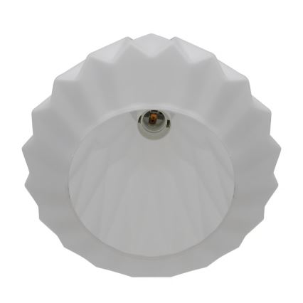 Nordlux - Takpendel ELBIE med sladd 1xE27/15W/230V Ø24 cm vit