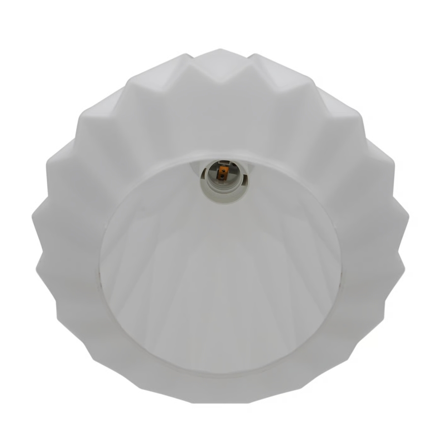 Nordlux - Takpendel ELBIE med sladd 1xE27/15W/230V Ø24 cm vit