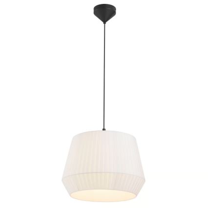 Nordlux - Takpendel på kabel DICTE 1xE27/60W/230V Ø40 cm vit