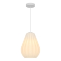 Nordlux - Takpendel på vajer SALLINO 1xE27/15W/230V Ø 24 cm vit