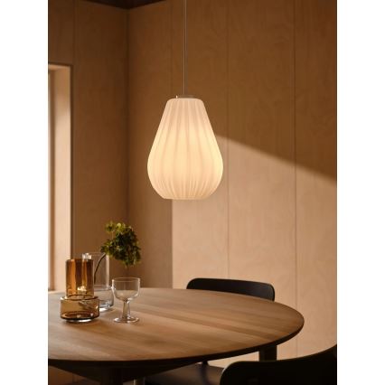 Nordlux - Takpendel på vajer SALLINO 1xE27/15W/230V Ø 24 cm vit