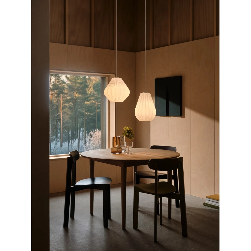 Nordlux - Takpendel på vajer SALLINO 1xE27/15W/230V Ø 24 cm vit