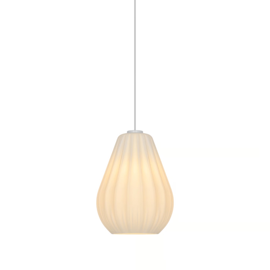 Nordlux - Takpendel på vajer SALLINO 1xE27/15W/230V Ø 24 cm vit