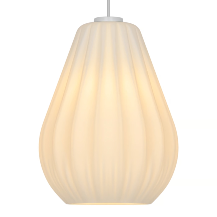 Nordlux - Takpendel på vajer SALLINO 1xE27/15W/230V Ø 24 cm vit