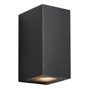 Nordlux - Utomhus väggarmatur CANTO 2xGU10/28W/230V IP44 svart
