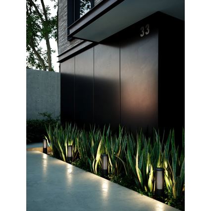 Nordlux - Utomhuslampa ALUDRA 1xE27/15W/230V IP44 svart 45,4 cm