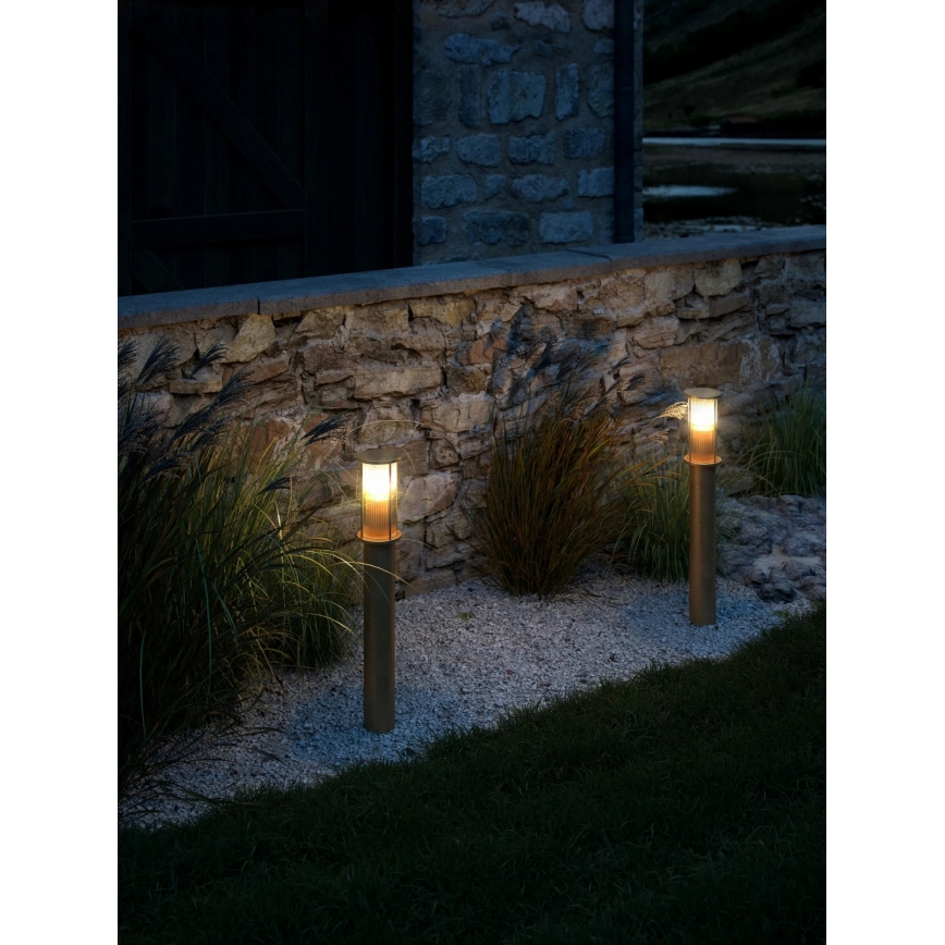 Nordlux - Utomhuslampa LINTON 1xE27/15W/230V IP54 mässing 80 cm