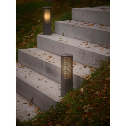 Nordlux - Utomhuslampa SIDARA 1xE27/15W/230V IP44 45 cm antracit