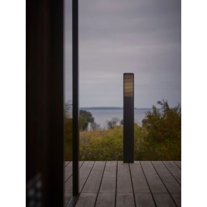 Nordlux - Utomhuslampa SIDARA 1xE27/15W/230V IP44 95 cm svart