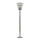 Nordlux - Utomhuslampa VEJERS 1xE27/60W/230V IP54 silver 92 cm