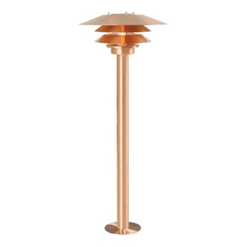 Nordlux - Utomhuslampa VENO 1xE27/60W/230V IP54 i koppar