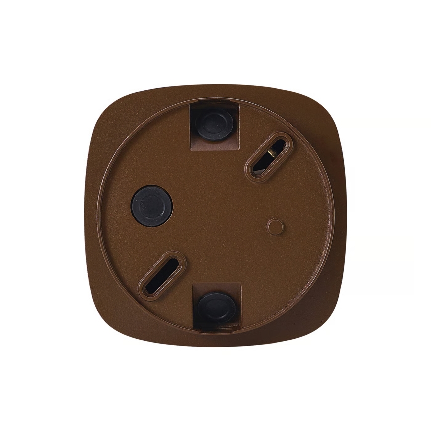 Nordlux - Utomhustaklampa SIDARA 1xE27/15W/230V IP54 brun