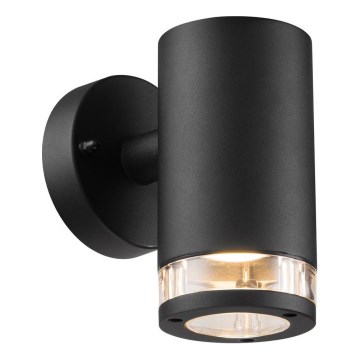 Nordlux - Utomhusvägglampa BIRK 1xGU10/28W/230V IP44 svart