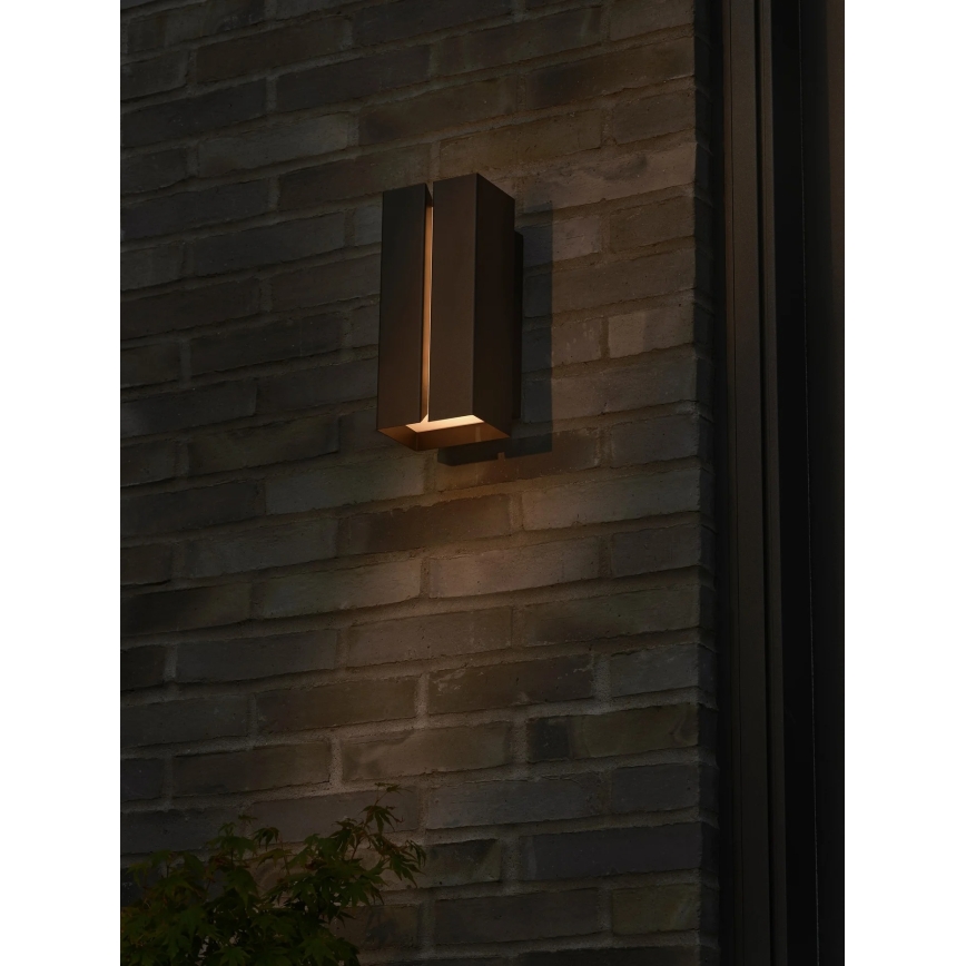 Nordlux - Utomhusvägglampa CLARINI 2xE27/15W/230V IP54
