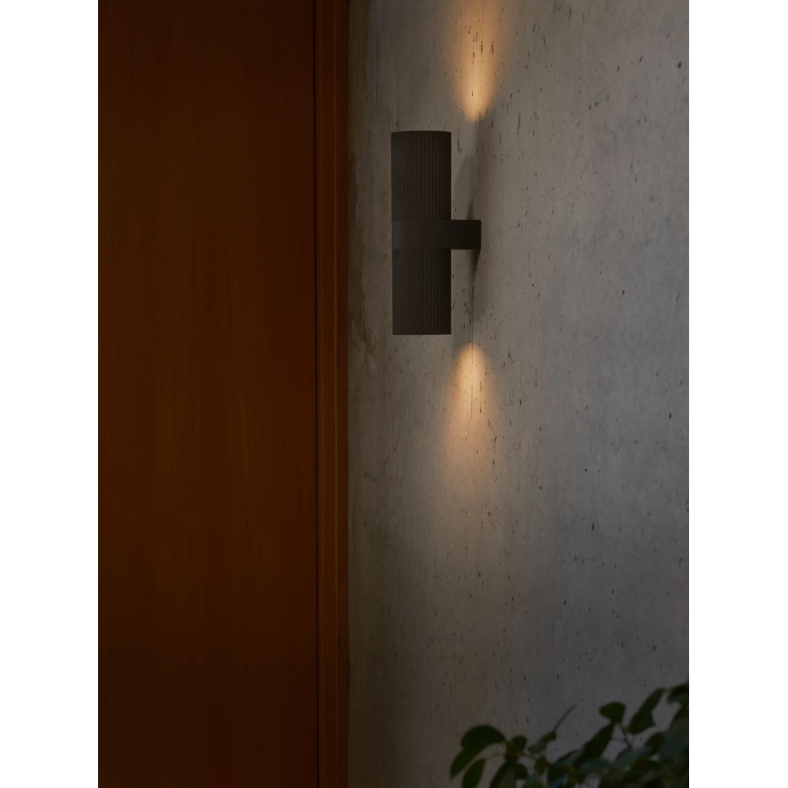 Nordlux - Utomhusvägglampa KYKLOP 2xE27/15W/230V IP54