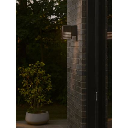 Nordlux - Utomhusvägglampa SIDARA 1xE27/15W/230V IP54 svart