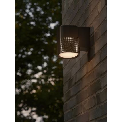 Nordlux - Utomhusvägglampa SIDARA 1xE27/15W/230V IP54 svart