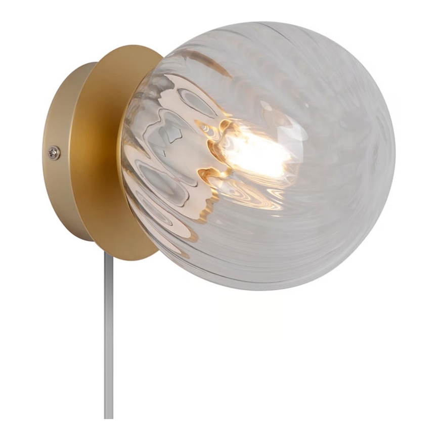 Nordlux - Vägglampa CHISELL 1xE14/25W/230V mässing