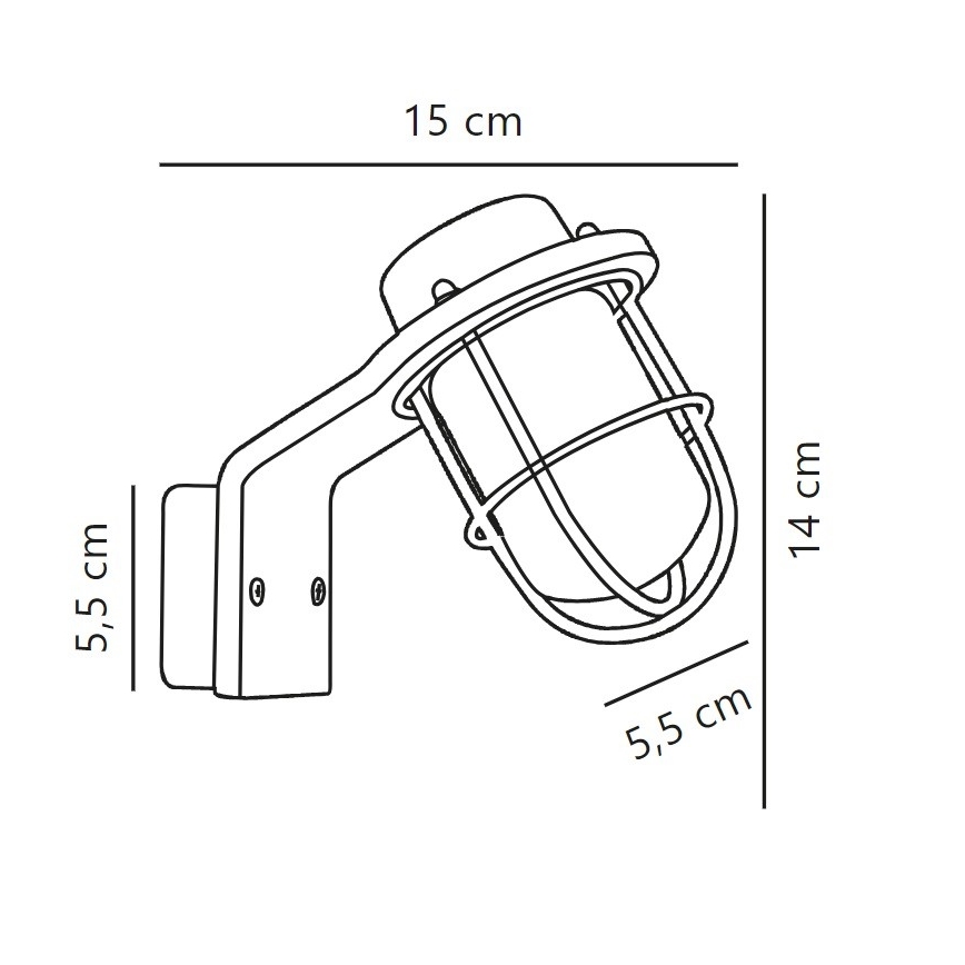Nordlux - Vägglampa för badrum MARINA 1xG9/40W/230V IP44 skinande krom