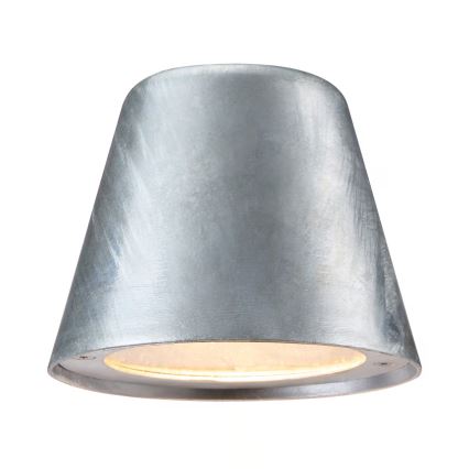 Nordlux - Vägglampa för utomhusbruk ALERIA 1xGU10/35W/230V IP44 silver