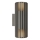 Nordlux - Vägglampa för utomhusbruk ALUDRA 2xE27/15W/230V IP54 antracit