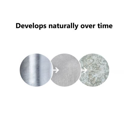 Nordlux - Vägglampa för utomhusbruk BLOKHUS 1xE27/60W/230V IP54 silver