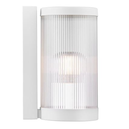 Nordlux - Vägglampa för utomhusbruk COUPAR 1xE27/25W/230V IP54 vit